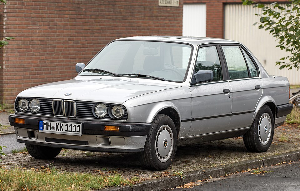 Gray BMW E30